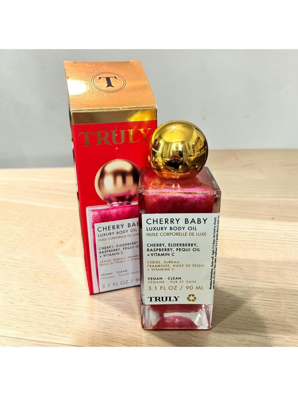 Truly Cherry Baby Luxury Body Oil 3.1 fl oz